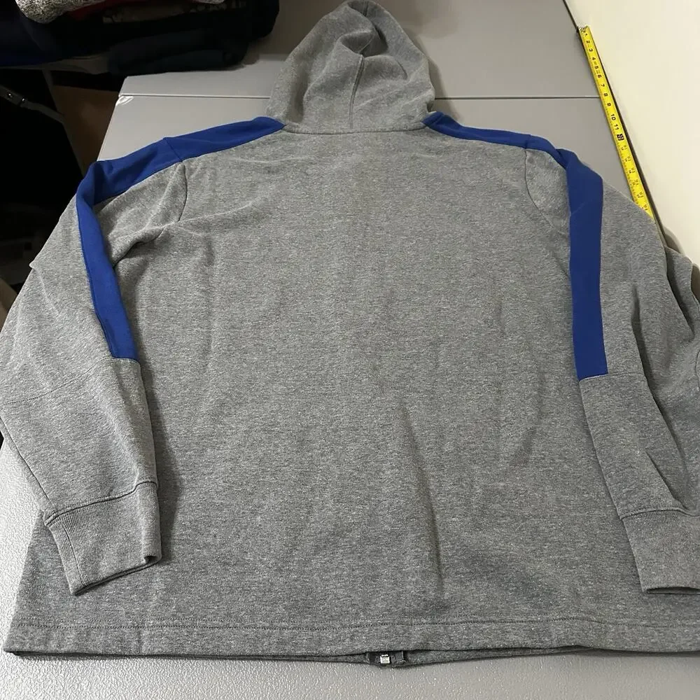 NBA Philadelphia 76ers Men’s Grey XL Zip Front Hoodie